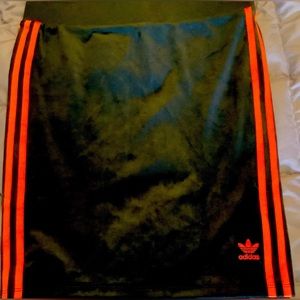 NWOT adidas velvet skirt